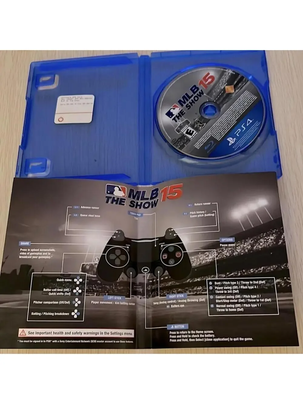 PlayStation 4 MLB the Show 15 unsealed but never played